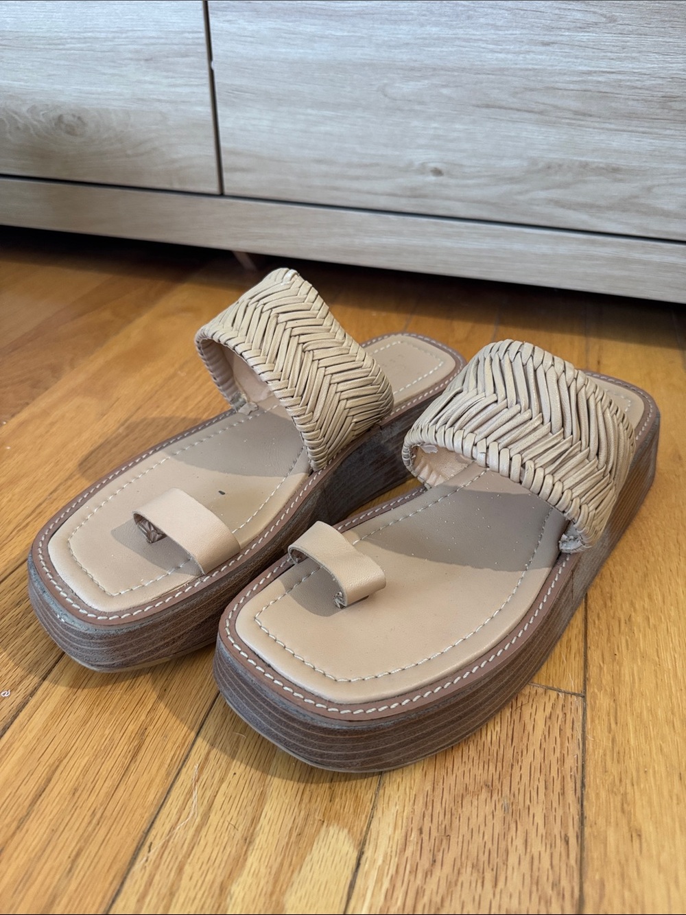 Boho platform sandals